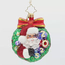 Christopher Radko Little Gem Glass Ornament - Smiling Through 2025 Gem