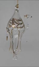 Clear and Gold Camel Ornament