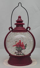 Cardinal Lighted Spinning Water Globe - Nesting