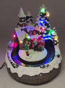 B/O Lighted Musical Village with Moving Train Church (ETL Adaptor Included)