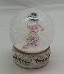 Snowman Snowglobe on a Resin Holly Base