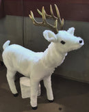 Animated Baby Deer with Music - 33 Inch - Snowy White