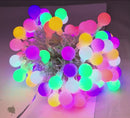Ball Light String Light - 100 Lights - Multicolor