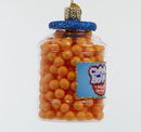 Cheese Balls  Glass Ornament