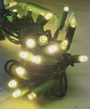 50-Light Warm White Soft Twinkle Green Wire LED Light Set