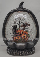 Pumkpin Patch Lighted Waterglobe Pumpkin