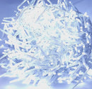 1000-Light Cool White LED Clear Wire Cluster Garland