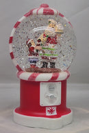 Lighted Spinning Water Globe Gumball Machine - Santa