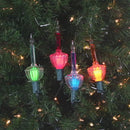 C7 2-Piece Multicolored Bubble Light Replacement Bulb - Blue / Green