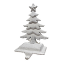 Iron Rustic Tree Stocking Holder - White - Christmas >> Stockings - by Tii Collections