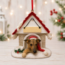 Ceramic Doghouse Ornament - Greyhound - Animals - by E&S Pets - view 2