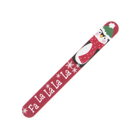 Holiday Nail File - Fa La La La La - The Country Christmas Loft