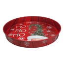 Huge Deep Round 13.5" Tray - Ho Ho Ho