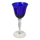 Elegant Cobalt Blue Wine Goblet