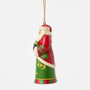 Santa with John Deere Tractor Ornament - Christmas >> Ornaments >> Santa Claus - by Jim Shore - view 4