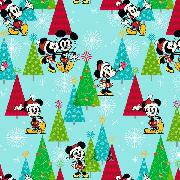 Disney Mickey Mouse and Minnie Wrapping Paper