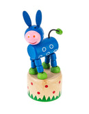 Wood Push Puppet Farm Animal - Donkey
