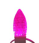LED C9 Light Bulbs - 25 Pack - Pink
