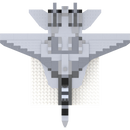 Mini Building Blocks - F-14 Fighter Jet