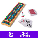 Classic Solid Wood Cribbage Board with Cards and Pegs - Toy Shoppe >> Games - by Cardinal Games - view 2