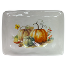 Painted Pumpkin Platter - Thanksgiving and Harvest - by Tii Collections
