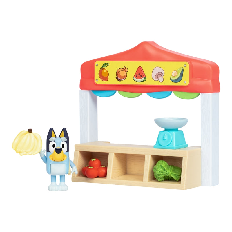 Bluey Farmers Market Mini Playset