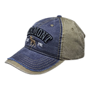 2 Tone Embroidered Hat - Vermont 1791 Moose - Sage and Navy