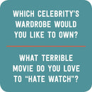 Life of the Party Cocktail Coasters: 60 Conversation Starters to Amaze, Amuse, and Entertain