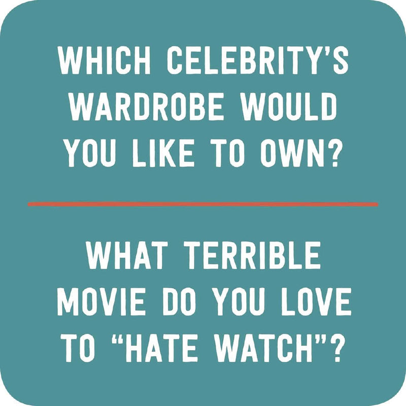 Life of the Party Cocktail Coasters: 60 Conversation Starters to Amaze, Amuse, and Entertain