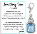 Something Blue Charm - A Beautiful Token of Love and Commitment - Gift Shoppe >> Jewelry >> Charms and Worry Stones - by Ganz