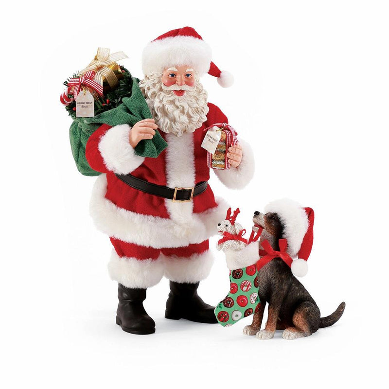 Donuts for Doggies - Santa Figurine - The Country Christmas Loft