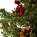 24-Inch Red Berries and Pinecones Artificial Christmas Tree - Christmas >> Trees and Wreaths - by Kurt Adler - view 5