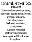 Cardinal Prayer Charms