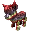 Sweetheart Highland Cow  - Rainbow Color