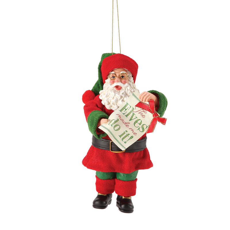 The Elves - Santa Ornament - The Country Christmas Loft