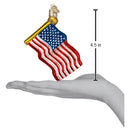 Old World Christmas Star-Spangled Banner Glass Blown Ornament - Christmas >> Ornaments >> Glass - view 3