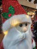 Lighted Sparkle Santa - 44 Inches Tall
