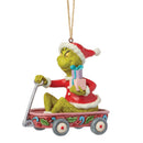 Grinch in Wagon Ornament