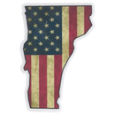 Small Vinyl Sticker - Vermont State Americana - Magnets - by Sticker Cabana
