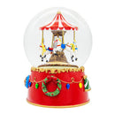 120MM Wind-Up Musical Revolving Carousel Water Globe