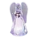 Birthstone Lighted Angel Ornament - - Christmas >> Ornaments >> Angels - by Roman - view 14