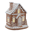 Battery Operated Gingerbread House - 11.5 Inch - Christmas >> Figurines >> Gingerbread - by Kurt Adler