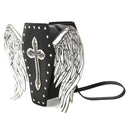 Glow In The Dark Coffin Bag With Angel Wings