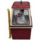 Merry Christmas Ski Gondola Lighted Snowglobe - Snowman