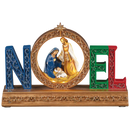 Lighted NOEL Tabletop Holy Family Nativity Scene - Christmas >> Nativity - by Roman