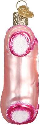 Babys First Christmas Pink Onesie Glass Ornament - Christmas >> Ornaments >> Life's Moments - by Old World Christmas - view 5