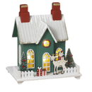 Charming Lighted Holiday House