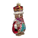 Bellissimo Glass King Gingerbread Ornament