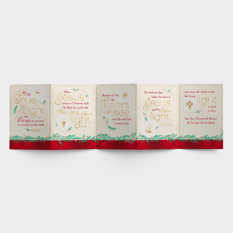 True Light - 18 Christmas Boxed Cards and Envelopes - Special Edition 5-Panel