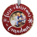 First Christmas as Grandma Photo Ornament